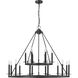 Florence 18 Light 42 inch Matte Black Chandelier Ceiling Light